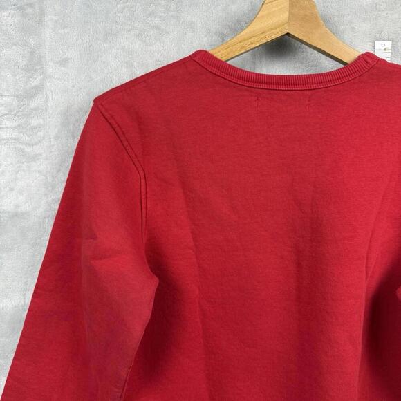 Tommy Hilfiger x Marvel Captain America Red V-Neck Sweatshirt Wmns Size L VTG - Picture 6 of 9